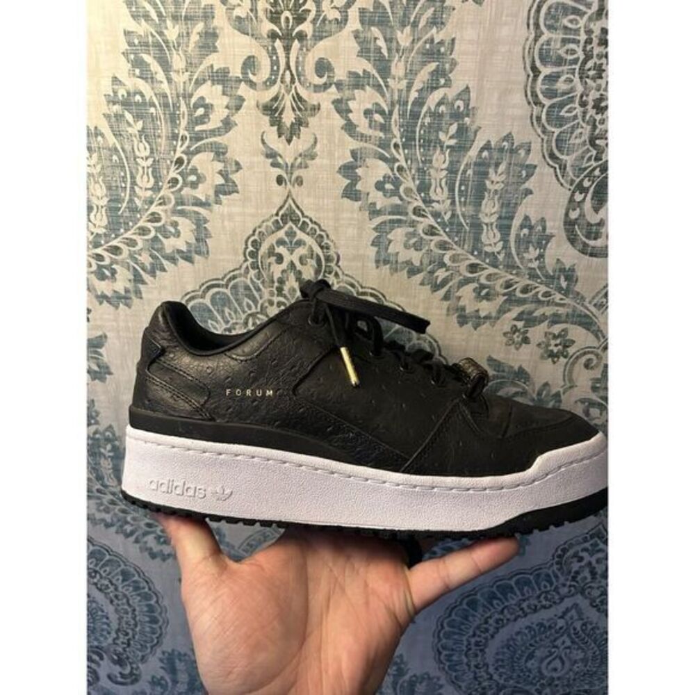 Adidas Forum Bold Black Gold Metallic Womens - Size 11‎ Sold Out , Worn Once